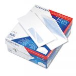 Poly-Klear Insurance Form Envelope, #10, Monarch Flap, Gummed Closure, 4.13 x 9.5, White, 500/Box