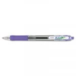 ECO Jimnie Clip Retractable Ballpoint Pen, 1mm, Blue Ink, Translucent Blue Barrel, Dozen