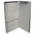 Aluminum Document Box, 2/5" Capacity, Holds 8 1/2w x 11h