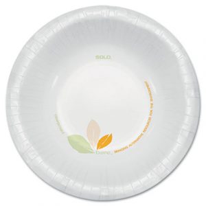 Bare Paper Eco-Forward Dinnerware, 12oz Bowl, Green/Tan, 500/Carton