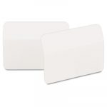 Angled Tabs, 2 x 1 1/2, White, 50/Pack