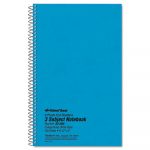 Three-Subject Wirebound Notebooks, 3 Subjects, Medium/College Rule, Blue Cover, 9.5 x 6, 150 Pages