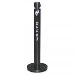 Smoker's Pole, Round, Steel, Black