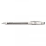 G-TEC-C Ultra Stick Gel Pen, Ultra-Fine 0.4mm, Black Ink, Clear Barrel, Dozen