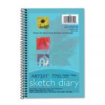 Art1st Sketch Diary, Unruled, 9 x 6, White, 70 Sheets