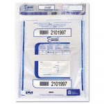 Triple Protection Tamper-Evident Deposit Bags, 19 x 24, Clear, 50/Pack