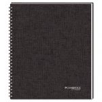 Wirebound Guided Business Notebook, QuickNotes, Black, 11 x 8.5, 80 Pages