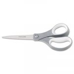 Softgrip Scissors, 8 in. Length, Straight, Stainless Steel