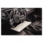 Automobile Steering Wheel Attachable Work Surface, Gray