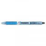 B2P Bottle-2-Pen Retractable Ballpoint Pen, 1mm, Black Ink, Translucent Blue Barrel, Dozen
