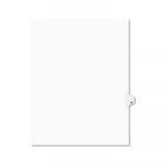 Preprinted Legal Exhibit Side Tab Index Dividers, Avery Style, 10-Tab, 17, 11 x 8.5, White, 25/Pack