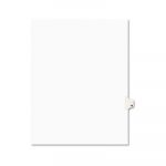 Preprinted Legal Exhibit Side Tab Index Dividers, Avery Style, 10-Tab, 18, 11 x 8.5, White, 25/Pack