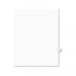Preprinted Legal Exhibit Side Tab Index Dividers, Avery Style, 10-Tab, 19, 11 x 8.5, White, 25/Pack