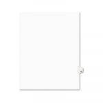 Preprinted Legal Exhibit Side Tab Index Dividers, Avery Style, 10-Tab, 20, 11 x 8.5, White, 25/Pack