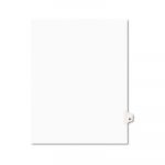 Preprinted Legal Exhibit Side Tab Index Dividers, Avery Style, 10-Tab, 21, 11 x 8.5, White, 25/Pack