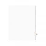Preprinted Legal Exhibit Side Tab Index Dividers, Avery Style, 10-Tab, 22, 11 x 8.5, White, 25/Pack