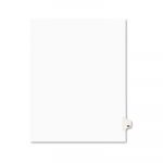 Preprinted Legal Exhibit Side Tab Index Dividers, Avery Style, 10-Tab, 23, 11 x 8.5, White, 25/Pack