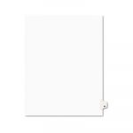 Preprinted Legal Exhibit Side Tab Index Dividers, Avery Style, 10-Tab, 24, 11 x 8.5, White, 25/Pack