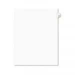 Preprinted Legal Exhibit Side Tab Index Dividers, Avery Style, 10-Tab, 27, 11 x 8.5, White, 25/Pack