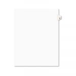 Preprinted Legal Exhibit Side Tab Index Dividers, Avery Style, 10-Tab, 28, 11 x 8.5, White, 25/Pack