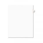 Preprinted Legal Exhibit Side Tab Index Dividers, Avery Style, 10-Tab, 29, 11 x 8.5, White, 25/Pack