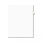 Preprinted Legal Exhibit Side Tab Index Dividers, Avery Style, 10-Tab, 31, 11 x 8.5, White, 25/Pack