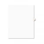 Preprinted Legal Exhibit Side Tab Index Dividers, Avery Style, 10-Tab, 36, 11 x 8.5, White, 25/Pack