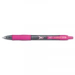G2 Premium Breast Cancer Awareness Retractable Gel Pen, 0.7mm, Black Ink, Dozen