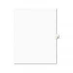 Preprinted Legal Exhibit Side Tab Index Dividers, Avery Style, 10-Tab, 38, 11 x 8.5, White, 25/Pack