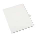 Preprinted Legal Exhibit Side Tab Index Dividers, Avery Style, 10-Tab, 40, 11 x 8.5, White, 25/Pack
