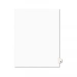 Preprinted Legal Exhibit Side Tab Index Dividers, Avery Style, 10-Tab, 49, 11 x 8.5, White, 25/Pack