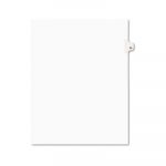 Preprinted Legal Exhibit Side Tab Index Dividers, Avery Style, 10-Tab, 55, 11 x 8.5, White, 25/Pack