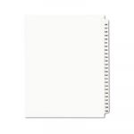 Preprinted Legal Exhibit Side Tab Index Dividers, Avery Style, 25-Tab, 126 to 150, 11 x 8.5, White, 1 Set