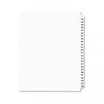 Preprinted Legal Exhibit Side Tab Index Dividers, Avery Style, 25-Tab, 301 to 325, 11 x 8.5, White, 1 Set