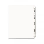 Preprinted Legal Exhibit Side Tab Index Dividers, Avery Style, 25-Tab, 326 to 350, 11 x 8.5, White, 1 Set