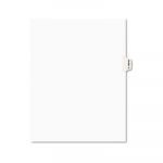 Avery-Style Preprinted Legal Side Tab Divider, Exhibit D, Letter, White, 25/Pack