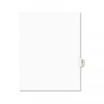 Avery-Style Preprinted Legal Side Tab Divider, Exhibit G, Letter, White, 25/Pack