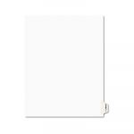 Avery-Style Preprinted Legal Side Tab Divider, Exhibit J, Letter, White, 25/Pack