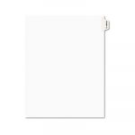 Avery-Style Preprinted Legal Side Tab Divider, Exhibit K, Letter, White, 25/Pack