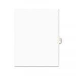 Avery-Style Preprinted Legal Side Tab Divider, Exhibit P, Letter, White, 25/Pack