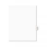 Avery-Style Preprinted Legal Side Tab Divider, Exhibit Q, Letter, White, 25/Pack