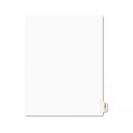 Avery-Style Preprinted Legal Side Tab Divider, Exhibit T, Letter, White, 25/Pack