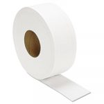 JRT Jumbo Bath Tissue, 2-Ply, White, 3.3" x 1000 ft, 12/Carton