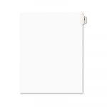 Avery-Style Preprinted Legal Side Tab Divider, Exhibit U, Letter, White, 25/Pack
