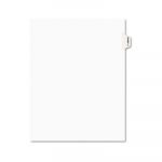 Avery-Style Preprinted Legal Side Tab Divider, Exhibit V, Letter, White, 25/Pack