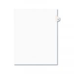Preprinted Legal Exhibit Side Tab Index Dividers, Avery Style, 26-Tab, D, 11 x 8.5, White, 25/Pack