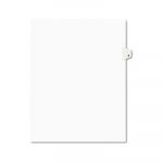 Preprinted Legal Exhibit Side Tab Index Dividers, Avery Style, 26-Tab, G, 11 x 8.5, White, 25/Pack