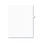 Preprinted Legal Exhibit Side Tab Index Dividers, Avery Style, 26-Tab, I, 11 x 8.5, White, 25/Pack