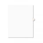 Preprinted Legal Exhibit Side Tab Index Dividers, Avery Style, 26-Tab, L, 11 x 8.5, White, 25/Pack