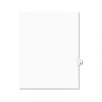 Preprinted Legal Exhibit Side Tab Index Dividers, Avery Style, 26-Tab, R, 11 x 8.5, White, 25/Pack